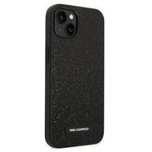 Заредете изображение във визуализатора на галерията – Karl Lagerfeld KLHCP14MG2ELK iPhone 14 Plus 6.7 "hardcase black / black Glitter Plaque Logo - TopMag
