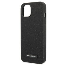Заредете изображение във визуализатора на галерията – Karl Lagerfeld KLHCP14MG2ELK iPhone 14 Plus 6.7 "hardcase black / black Glitter Plaque Logo - TopMag
