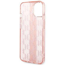 Заредете изображение във визуализатора на галерията – Karl Lagerfeld KLHCP14MHKLSPCP iPhone 14 Plus 6.7 "hardcase pink / pink Mono Vertical Stripe - TopMag
