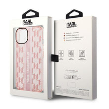 Заредете изображение във визуализатора на галерията – Karl Lagerfeld KLHCP14MHKLSPCP iPhone 14 Plus 6.7 "hardcase pink / pink Mono Vertical Stripe - TopMag
