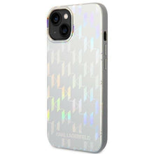 Заредете изображение във визуализатора на галерията – Karl Lagerfeld KLHCP14MLGMMSV3 iPhone 14 Plus 6.7 "hardcase silver / silver Monogram Iridescent - TopMag
