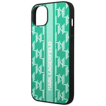 Заредете изображение във визуализатора на галерията – Karl Lagerfeld KLHCP14MPGKLSKN iPhone 14 Plus 6.7 "hardcase green / green Monogram Stripe - TopMag
