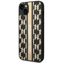 Заредете изображение във визуализатора на галерията – Karl Lagerfeld KLHCP14MPGKLSKW iPhone 14 Plus 6,7 "hardcase brown / brown Monogram Stripe - TopMag
