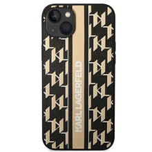 Заредете изображение във визуализатора на галерията – Karl Lagerfeld KLHCP14MPGKLSKW iPhone 14 Plus 6,7 "hardcase brown / brown Monogram Stripe - TopMag
