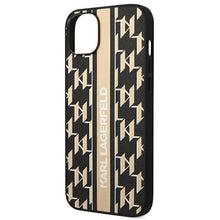 Заредете изображение във визуализатора на галерията – Karl Lagerfeld KLHCP14MPGKLSKW iPhone 14 Plus 6,7 "hardcase brown / brown Monogram Stripe - TopMag
