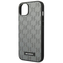 Заредете изображение във визуализатора на галерията – Karl Lagerfeld KLHCP14MSAKLHPG iPhone 14 Plus 6.7 "hardcase gray / gray Saffiano Mono Metal Logo - TopMag
