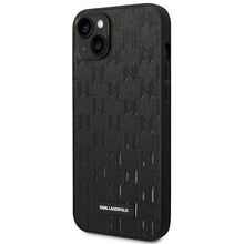 Заредете изображение във визуализатора на галерията – Karl Lagerfeld KLHCP14MSAKLHPK iPhone 14 Plus 6.7 "hardcase black / black Saffiano Mono Metal Logo - TopMag
