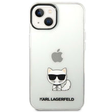 Заредете изображение във визуализатора на галерията – Karl Lagerfeld KLHCP14SCTTR iPhone 14 6,1 "hardcase clear / transparent Choupette Body - TopMag
