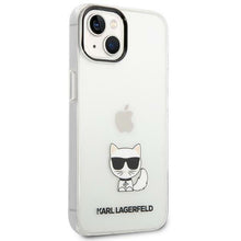 Заредете изображение във визуализатора на галерията – Karl Lagerfeld KLHCP14SCTTR iPhone 14 6,1 "hardcase clear / transparent Choupette Body - TopMag
