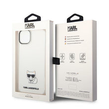 Заредете изображение във визуализатора на галерията – Karl Lagerfeld KLHCP14SCTTR iPhone 14 6,1 "hardcase clear / transparent Choupette Body - TopMag
