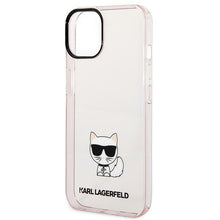 Заредете изображение във визуализатора на галерията – Karl Lagerfeld KLHCP14SCTTRI iPhone 14 6.1 "hardcase pink / pink Transparent Choupette Body - TopMag
