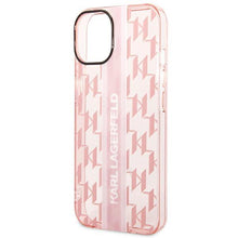 Заредете изображение във визуализатора на галерията – Karl Lagerfeld KLHCP14SHKLSPCP iPhone 14 6.1 "hardcase pink / pink Mono Vertical Stripe - TopMag
