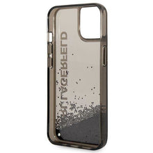 Заредете изображение във визуализатора на галерията – Karl Lagerfeld KLHCP14SLCKVK iPhone 14 6.1 "black / black hardcase Liquid Glitter Elong - TopMag
