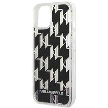 Заредете изображение във визуализатора на галерията – Karl Lagerfeld KLHCP14SLMNMK iPhone 14 6.1 "hardcase black / black Liquid Glitter Monogram - TopMag
