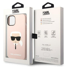 Заредете изображение във визуализатора на галерията – Karl Lagerfeld KLHCP14SSLKHLP iPhone 14 6.1 "hardcase pink / pink Silicone Karl`s Head - TopMag
