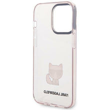 Заредете изображение във визуализатора на галерията – Karl Lagerfeld KLHCP14XCTTRI iPhone 14 Pro Max 6.7 "hardcase pink / pink Transparent Choupette Body - TopMag
