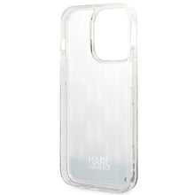 Заредете изображение във визуализатора на галерията – Karl Lagerfeld KLHCP14XLMNMS iPhone 14 Pro Max 6.7 "hardcase silver / silver Liquid Glitter Monogram - TopMag
