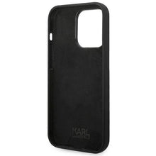 Заредете изображение във визуализатора на галерията – Karl Lagerfeld KLHCP14XSLCTBK iPhone 14 Pro Max 6.7 "hardcase black / black Silicone Choupette Body - TopMag
