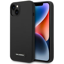 Заредете изображение във визуализатора на галерията – Karl Lagerfeld KLHMP14MSLMP1K iPhone 14 Plus 6.7 "hardcase black / black Silicone Plaque Magsafe - TopMag
