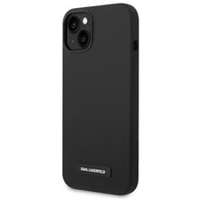 Заредете изображение във визуализатора на галерията – Karl Lagerfeld KLHMP14MSLMP1K iPhone 14 Plus 6.7 "hardcase black / black Silicone Plaque Magsafe - TopMag
