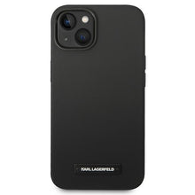 Заредете изображение във визуализатора на галерията – Karl Lagerfeld KLHMP14MSLMP1K iPhone 14 Plus 6.7 "hardcase black / black Silicone Plaque Magsafe - TopMag
