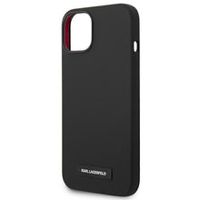 Заредете изображение във визуализатора на галерията – Karl Lagerfeld KLHMP14MSLMP1K iPhone 14 Plus 6.7 "hardcase black / black Silicone Plaque Magsafe - TopMag
