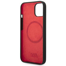 Заредете изображение във визуализатора на галерията – Karl Lagerfeld KLHMP14MSLMP1K iPhone 14 Plus 6.7 "hardcase black / black Silicone Plaque Magsafe - TopMag
