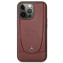 Заредете изображение във визуализатора на галерията – Mercedes MEHCP14LARMRE iPhone 14 Pro 6.1 "red / red hardcase Leather Urban Bengale - TopMag
