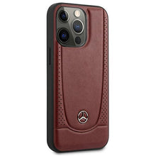 Заредете изображение във визуализатора на галерията – Mercedes MEHCP14LARMRE iPhone 14 Pro 6.1 "red / red hardcase Leather Urban Bengale - TopMag
