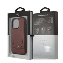 Заредете изображение във визуализатора на галерията – Mercedes MEHCP14LARMRE iPhone 14 Pro 6.1 "red / red hardcase Leather Urban Bengale - TopMag
