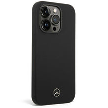 Заредете изображение във визуализатора на галерията – Mercedes MEHCP14LSILBK iPhone 14 Pro 6,1" czarny/black hardcase Silicone Line
