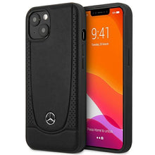 Заредете изображение във визуализатора на галерията – Mercedes MEHCP14MARMBK iPhone 14 Plus 6.7 "black / black hardcase Leather Urban - TopMag
