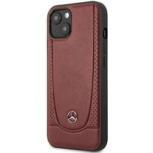 Заредете изображение във визуализатора на галерията – Mercedes MEHCP14MARMRE iPhone 14 Plus 6.7 "red / red hardcase Leather Urban Bengale - TopMag

