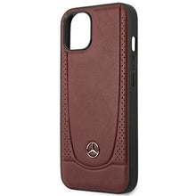 Заредете изображение във визуализатора на галерията – Mercedes MEHCP14MARMRE iPhone 14 Plus 6.7 "red / red hardcase Leather Urban Bengale - TopMag
