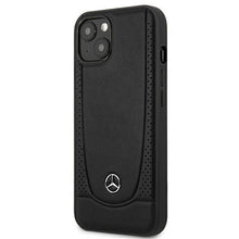 Заредете изображение във визуализатора на галерията – Mercedes MEHCP14SARMBK iPhone 14 6.1 "black / black hardcase Leather Urban - TopMag
