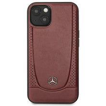 Заредете изображение във визуализатора на галерията – Mercedes MEHCP14SARMRE iPhone 14 6.1 "red / red hardcase Leather Urban Bengale - TopMag
