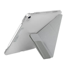Заредете изображение във визуализатора на галерията – UNIQ etui Camden iPad Air 10,9" (2020) szary/fossil grey Antimicrobial - TopMag
