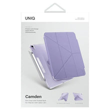 Заредете изображение във визуализатора на галерията – UNIQ etui Camden iPad Air 10,9" (2022/ 2020) lawendowy/lavender Antimicrobial - TopMag

