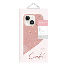 Заредете изображение във визуализатора на галерията – Uniq case Coehl Terrazzo iPhone 14 6.1 "pink / coral pink - TopMag
