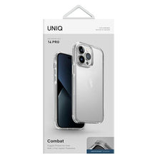 Заредете изображение във визуализатора на галерията – Uniq case Combat iPhone 14 Pro 6.1 "transparent / crystal clear - TopMag
