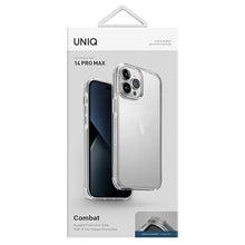 Заредете изображение във визуализатора на галерията – Uniq case Combat iPhone 14 Pro Max 6.7 "transparent / Crystal clear - TopMag
