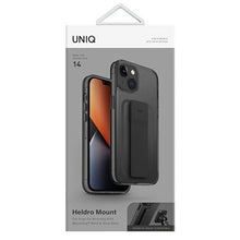 Заредете изображение във визуализатора на галерията – Uniq case Heldro Mount iPhone 14 6.1 "black / vapor smoke - TopMag
