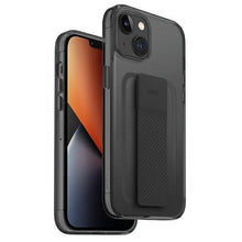 Заредете изображение във визуализатора на галерията – Uniq case Heldro Mount iPhone 14 6.1 "black / vapor smoke - TopMag

