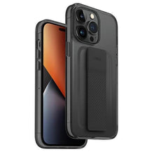 Заредете изображение във визуализатора на галерията – Uniq case Heldro Mount iPhone 14 Pro Max 6.7 "gray / vapor smoke - TopMag
