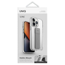 Заредете изображение във визуализатора на галерията – Uniq case Heldro Mount iPhone 14 Pro 6.1 "transparent / lucent clear - TopMag
