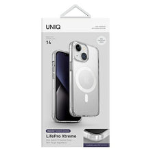 Заредете изображение във визуализатора на галерията – Uniq case LifePro Xtreme iPhone 14 6.1 "Magclick Charging transparent / frost clear - TopMag
