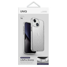 Заредете изображение във визуализатора на галерията – Uniq case LifePro Xtreme iPhone 14 6.1 "clear / tinsel lucent - TopMag
