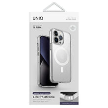 Заредете изображение във визуализатора на галерията – Uniq case LifePro Xtreme iPhone 14 Pro 6.1 "Magclick Charging transparent / frost clear - TopMag
