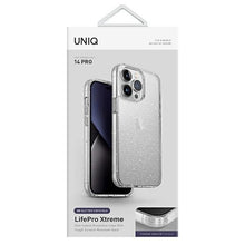 Заредете изображение във визуализатора на галерията – Uniq case LifePro Xtreme iPhone 14 Pro 6.1 "clear / tinsel lucent - TopMag
