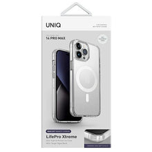 Заредете изображение във визуализатора на галерията – Uniq case LifePro Xtreme iPhone 14 Pro Max 6.7 "Magclick Charging transparent / frost clear - TopMag
